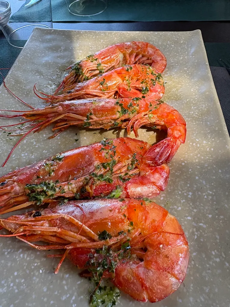 Gambas rojas a la plancha